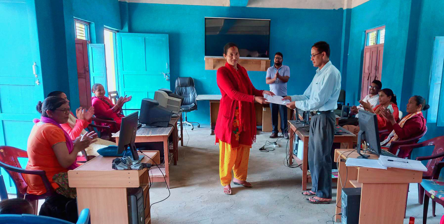 Teacher's mobile meetings in the Dadeldhura district 