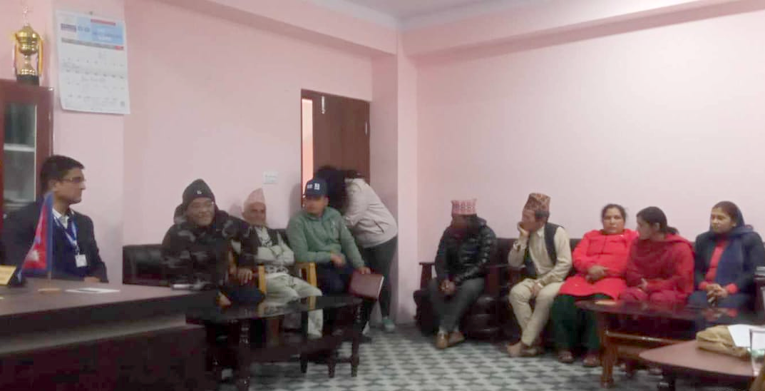 Disability Help Desk meeting with Mahankal rural municipality